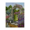 Trademark Fine Art Janet Pidoux 'Cottage Garden Arch' Canvas Art, 24x32 ALI36626-C2432GG